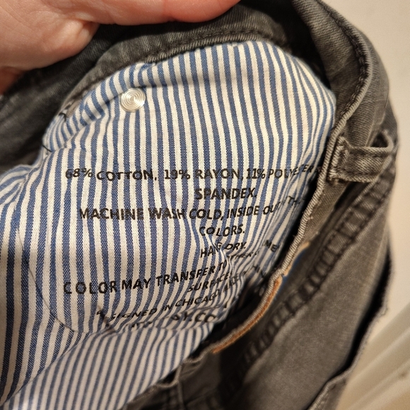 Mugsy Men's Gray Willys Style Jeans Sz 31 x 34 (33) Stretch Slim Fit Casual - Picture 5 of 8